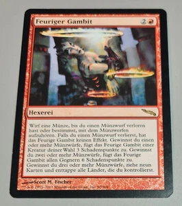Feuriger Gambit # 90/306 (Fiery Gambit) Rare MTG MIRRODIN 2003 DE N.Mint Vintage - Bild 1 von 5