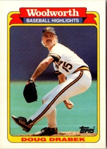 1991 Topps Woolworth Baseball Highlights Doug Drabek #3 Pittsburgh Pirates