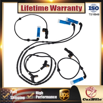 Sensor de velocidad de rueda ABS delantero trasero izquierdo y derecho compatible con BMW 325CI 325I 330CI 330I Foto 1 de 4