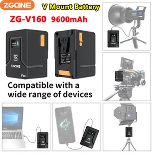 ZGCINE ZG-V160 V-Mount batteria 14,8 V 9600 mAh V-Lock batteria ricaricabile agli ioni di litio - Foto 1 di 6
