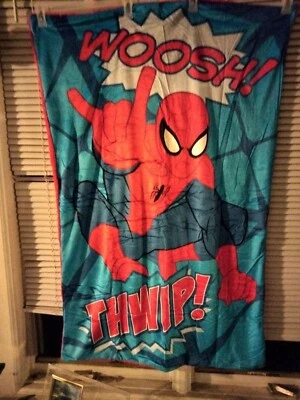 Manta Sherpa Spiderman reversible Marvel 30 x 45 NUEVA Foto 1 de 3