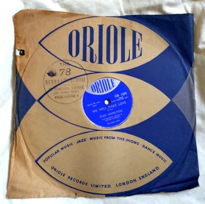RUSS HAMILTON We Will Make Love / Rainbow UK Oriole 10" 78 record 1957 - Image 1 of 3