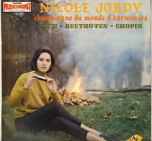 NICOLE JORDY, M. COLOMBIER "BACH - BEETHOVEN - CHOPIN" LP 1966 AZ 32529 Signé ! - Picture 1 of 3