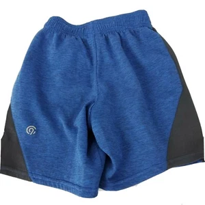 Champion Youth Boys Athletic Casual Shorts Blue Black Elastic Waist Size 6 - Picture 1 of 6