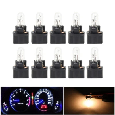 10Pcs T5 SMD LED Car Instrument Gauge Dash Light Bulbs Interior Indicator Lamp - Image 1 of 3