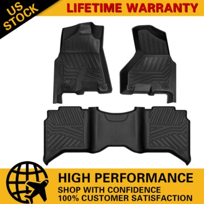 全新定制地板垫衬里套装 适合 2019 2020 2021 RAM 2500/3500 CREW CAB — 第 1/4 张图片