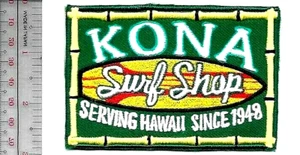 Surfing Hawaii Kona Surf Shop since 1948 Promo Patch - Bild 1 von 1
