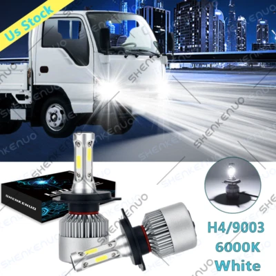 LED Headlight Bulbs 6000K Conversion Kit for Nissan UD 1800 2000 2300 2600 3300 - Image 1 of 4