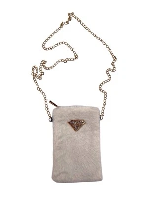 Bandolera Baby Phat piel sintética mini monedero tono dorado cadena correa y logotipo cierre de cremallera Foto 1 de 4