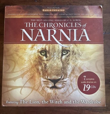 Radio Theatre The Chronicles of Narnia Audio 19 CD Set 7 Complete Audio Dramas - Image 1 of 4