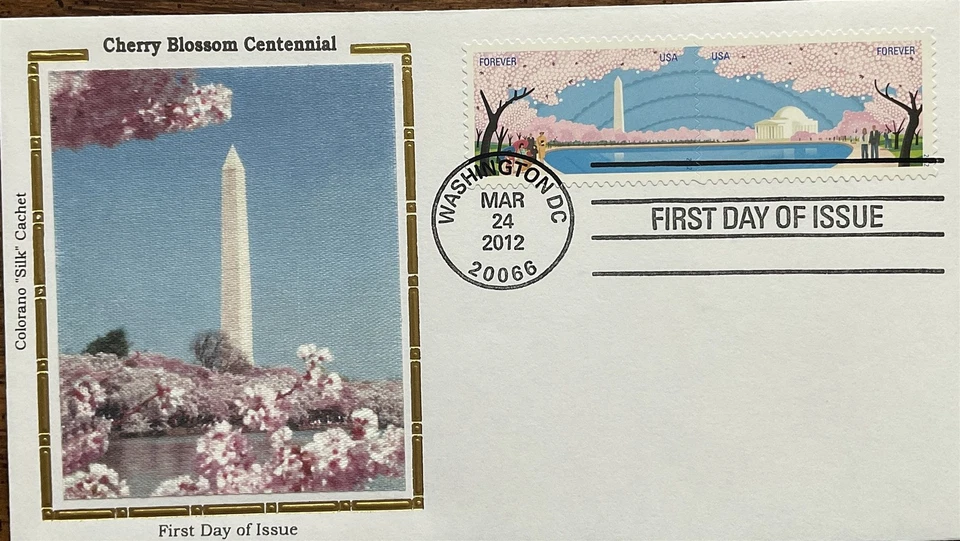 Colorano Silk 4652A Cherry Blossom Centennial Tokyo Gave DC Trees - Image 1 of 1