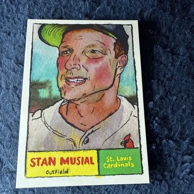 2025 Topps Shoebox Treasures No1 - Stan Musial 1990 вставки Bowman - кардиналы - Изображение 1 из 2