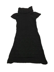 Say What Damen Pulloverkleid Größe Small schwarz Wasserfallausschnitt Flügelärmel adrett - Bild 1 von 11