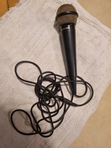 Corded microphone Karaoke equipment Public Speaker Singing apparatus Vintage fun - Picture 1 of 10