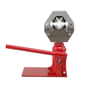 Rohrpressmaschine manuell hydraulisch Presse Sprührohr Stahlmuffe - Bild 1 von 14