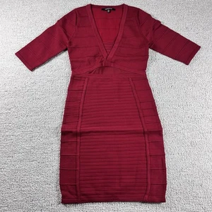 Wow Courture Stretch Bandage Dress Red Women’s Size Small - Picture 1 of 10