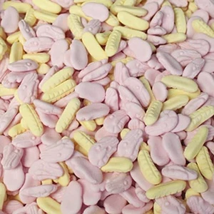 Barratt Assorted Foam Shrimps and Bananas 1kg Bag - Picture 1 of 1