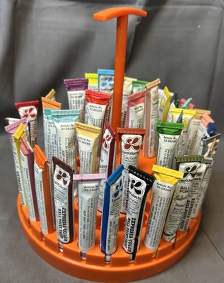 LEEWARDS Paint lot with Vintage Carrying Case 47 Tubes & Accessories LEE WARDS - Image 1 of 4