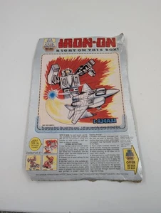 Vintage 1986 Post Alpha-Bits Go-Bots Bügelbild Transfer unbenutzt Leader-1 - Bild 1 von 5