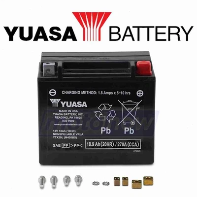 Yuasa Factory Activated Maintenance Free 12V Battery for 1997-2003 Harley so Foto 1 de 4