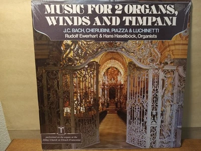 NEW SEALED LP: Rudolf Ewerhart, Hans Haselbock- MUSIC FOR 2 ORGANS WINDS TIMPANI Foto 1 de 4