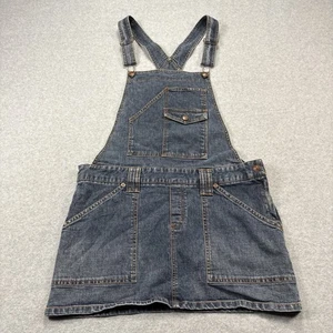 Roxy Jeans Denim Overall Kleid Damen Größe 11 Minirock verstellbare Träger Y2K - Bild 1 von 7