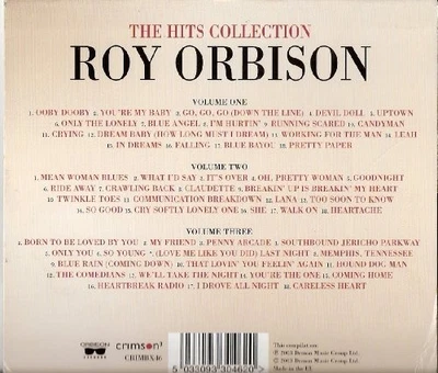 Roy Orbison - Roy Orbison - The Hits Collection 3 CD Bo... - Roy Orbison CD WTVG - Image 1 of 2