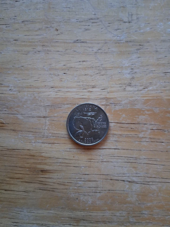 2002 LOUISIANA QUARTER D MARK - Image 1 of 2