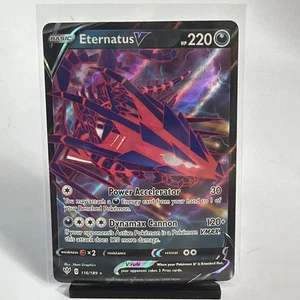 Holo Eternatus V 116/189 Ultra Rare SWSH03: Darkness Ablaze NM Pokémon Card - Picture 1 of 6