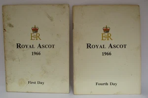 EIIR - Royal Ascot 1966 - Official Programmes - First and Fourth Days - Loved! - Picture 1 of 20