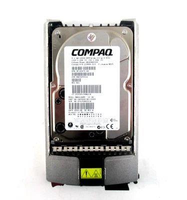 9.1GB SCSI (80 Pin Ultra-320) 3.5" 10K (With Caddy) HDD - 152188-001 - Image 1 of 4