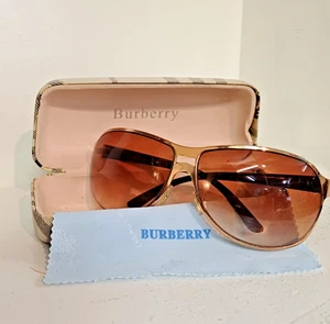 Burberry Honey Check Aviator Sunglasses, 59mm - Bild 1 von 6