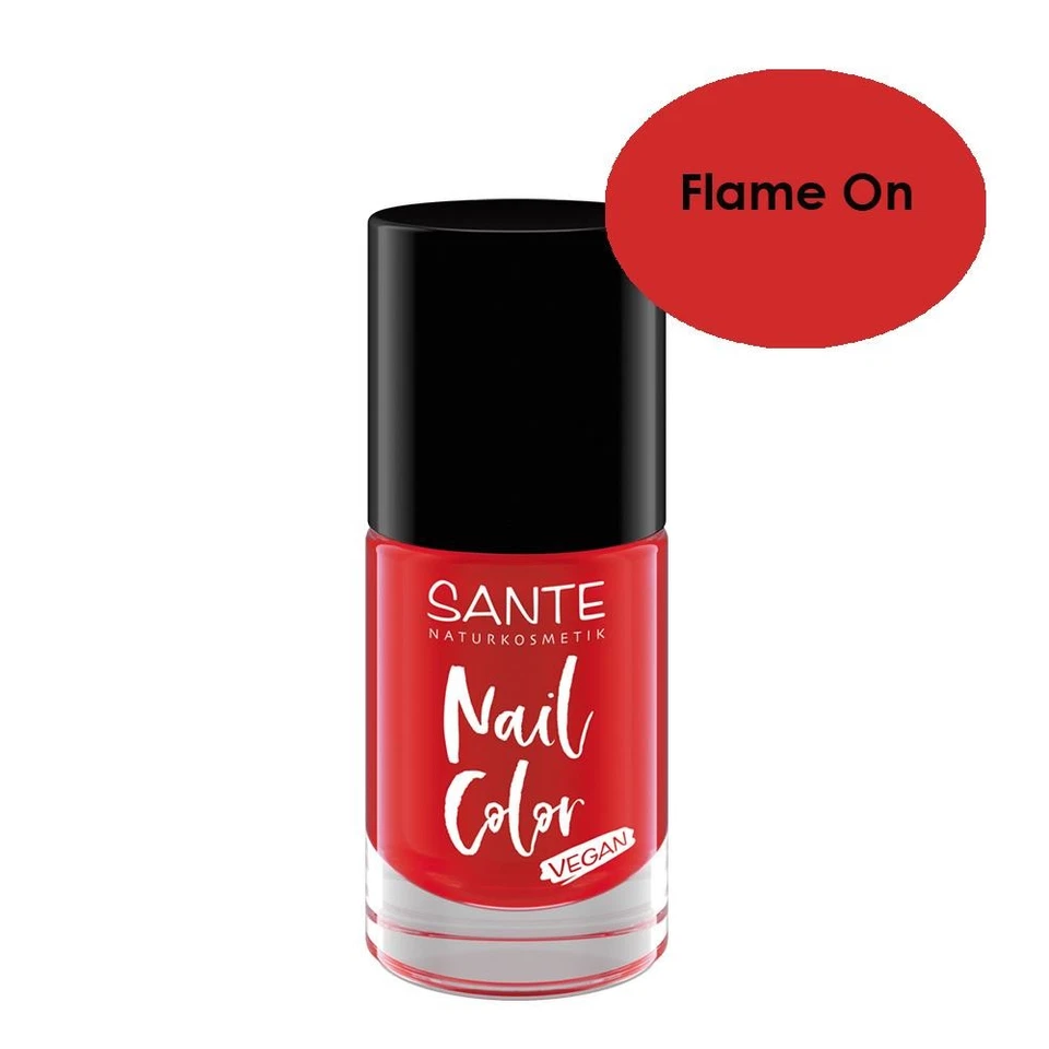 Sante Organic Natural Vegan Nail Polish Varnish - Colour 06 Flame On 8ml - Bild 1 von 1