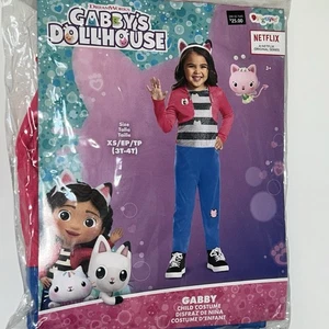 New Gabby's Dollhouse “ Gabby” Jumpsuit Ears Halloween Costume 3T-4T 3T 4T XS - Picture 1 of 3