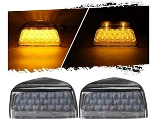 2Pcs for Peterbilt Amber Headlight LED Turn Signal Indicators Running Lights - Picture 1 of 9