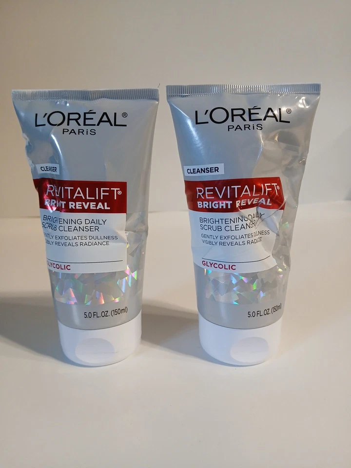 Set of 2 L'Oreal Cleanser Revitalift  Daily Scrub Cleanser 5.0oz Each New Unused - Image 1 of 4