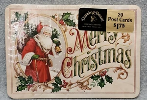 Vtg Drawing Board Greeting Cards Christmas Postcards Santa Claus NOS 1970s - Picture 1 of 2