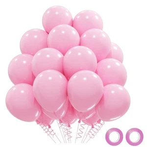 Palloncini Rosa 50 Pezzi Compleanno Baby Shower Festa Laurea Addio Al Nubilato - Foto 1 di 12