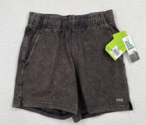 DSG Youth Boys Cotton Fleece Shorts Size XS Acid Wash Black - Picture 1 of 11
