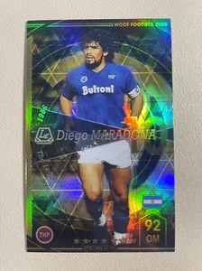 2020 Panini WCCF FOOTISTA Diego Maradona Refractor Card Napoli Argentina - Picture 1 of 2