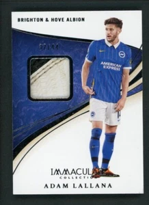 2020 ADAM LALLANA 32/44 SNEAKER PANINI IMMACULATE COLLECTION PREMIER LEAGUE - Picture 1 of 2