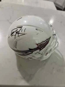 Deion Sanders Florida State Authentic Signed White FSU Mini Helmet BAS COA! - Picture 1 of 8