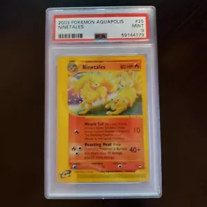 Ninetales PSA 9 Aquapolis E-Series Mint Rare Pokemon Card - Bild 1 von 1