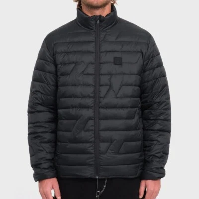 VOLCOM - Mens Weestone Puff Jacket - Black - Casual Mid Length Lined Jacket - Image 1 of 2