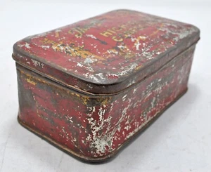 Vintage Ad Sign Printed Tin Box Thorne's Confectionary Original Old - Picture 1 of 7