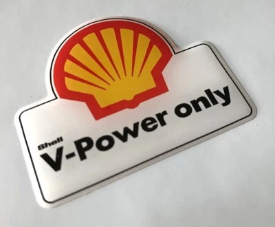 JAKEDESIGNS SHELL SOLO V-Power - Adesivo 38mm x 31mm - FINITURA GEL A CUPOLA LUCIDA