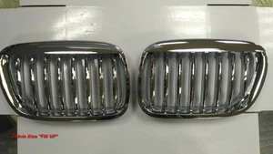 MIT CHROMED FRONT & SILVER REAR GRILLE BMW X5/E53 X SERIES 1999-2003 - Bild 1 von 4