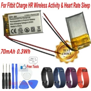 New 70mAh 0.26Wh Replacement Battery for Fitbit Charge HR Smart Fitness Watch - Picture 1 of 3