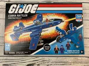 GI Joe Cobra Rattler Construction Set With 224 Pieces Brand New In Hand Sealed - Picture 1 of 3