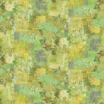 Painter's Joy, Olive Digital Patchwork Clothworks 44" Wide BTY - Image 1 of 4